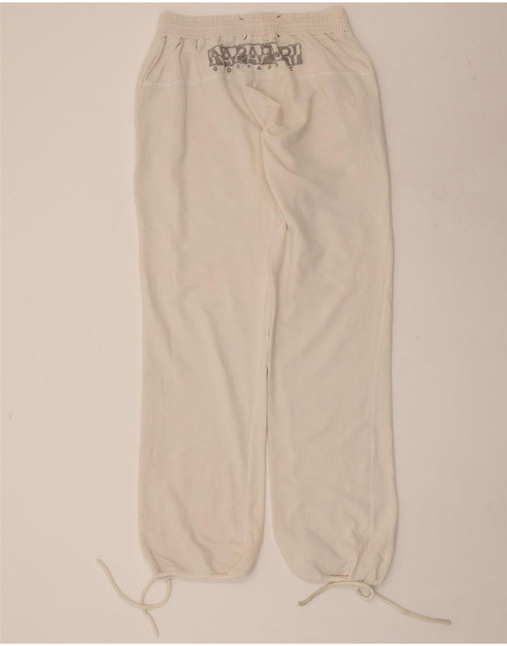 NAPAPIJRI Damen-Trainingsanzug mit Grafik, Jogginghose, UK 12, Mittelweiß