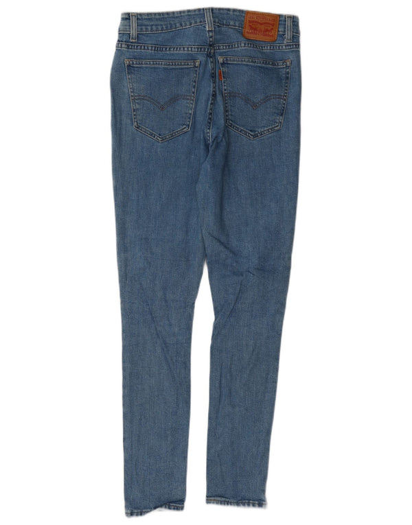 Levi's Damen 721 High Rise Skinny Jeans W28 L30 Blaue Baumwolle