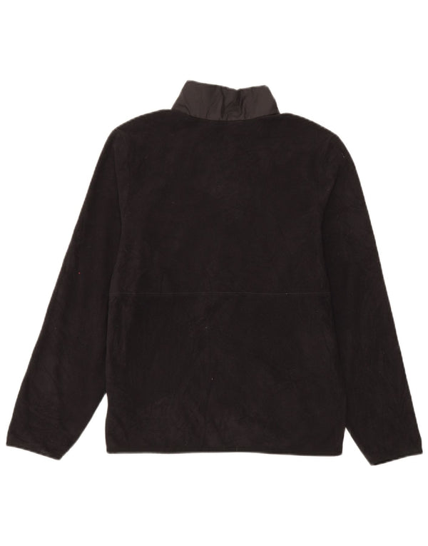 The North Face Mädchen-Fleecepullover mit Reißverschluss am Hals, 11–12 Jahre, Größe L, Schwarz