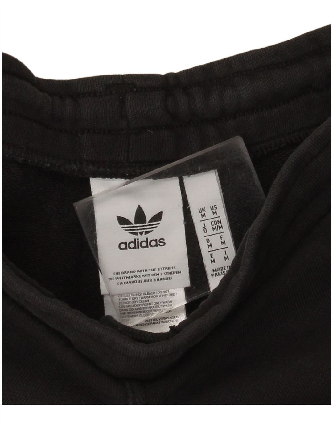 ADIDAS Herren Sportshorts Mittelschwarze Baumwolle