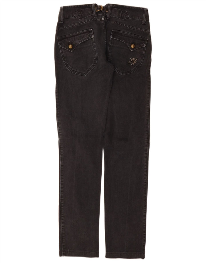 Liu Jo Damen Slim Jeans W27 L33 Schwarze Baumwolle