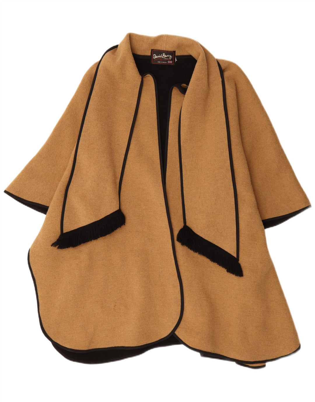David Barry Damen Poncho-Mantel, Einheitsgröße, Beige