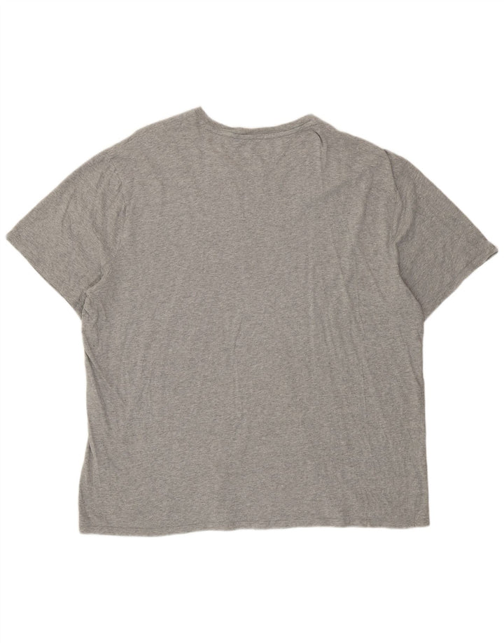 Tommy Hilfiger Herren T-Shirt Top 2XL Grau Baumwolle