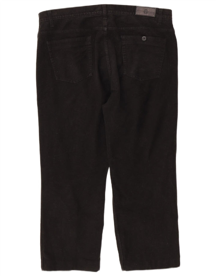Marks & Spencer Herren Blue Harbor Crop Freizeithose W40 L26 Schwarz