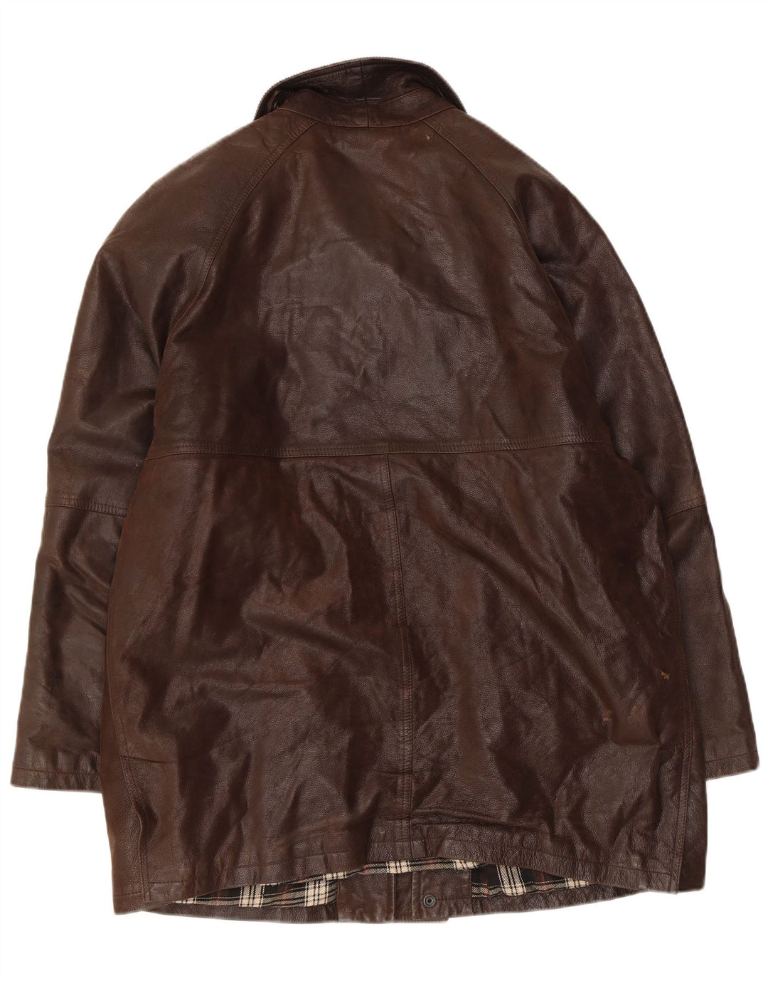 Vintage Herren Lederjacke IT 50 Großes braunes Leder