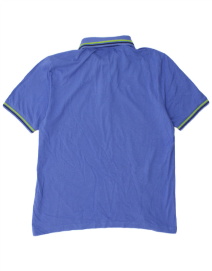 Kappa Herren-Poloshirt, große blaue Baumwolle