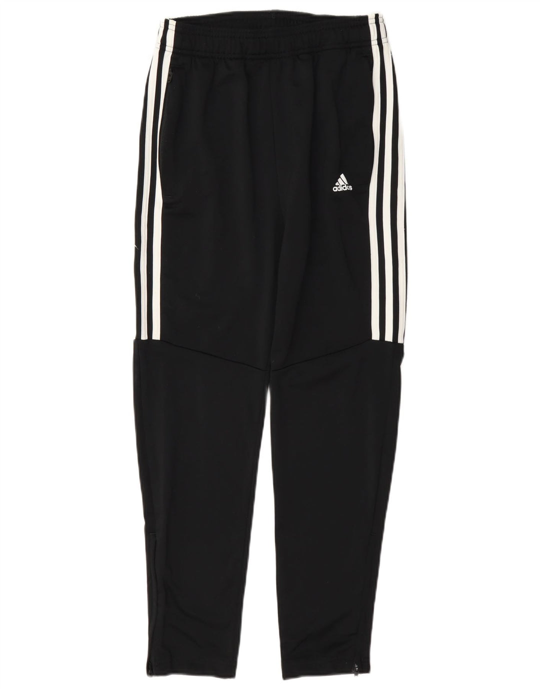 Adidas Jungen Climalite Trainingshose 11–12 Jahre, schwarzes Polyester