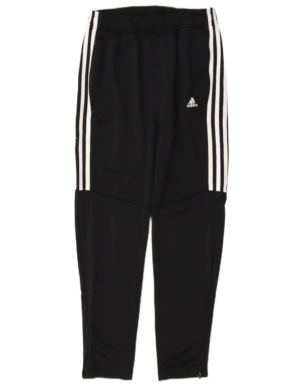 Adidas Jungen Climalite Trainingshose 11–12 Jahre, schwarzes Polyester