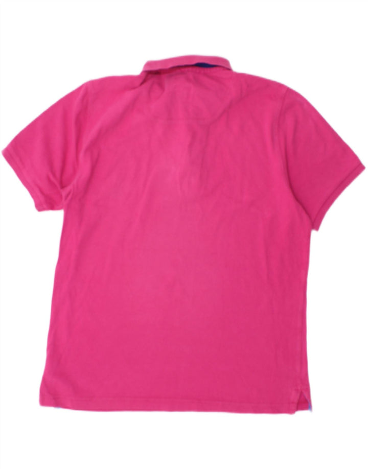 JOULES Herren-Poloshirt mit klassischer Passform, mittelrosa Baumwolle