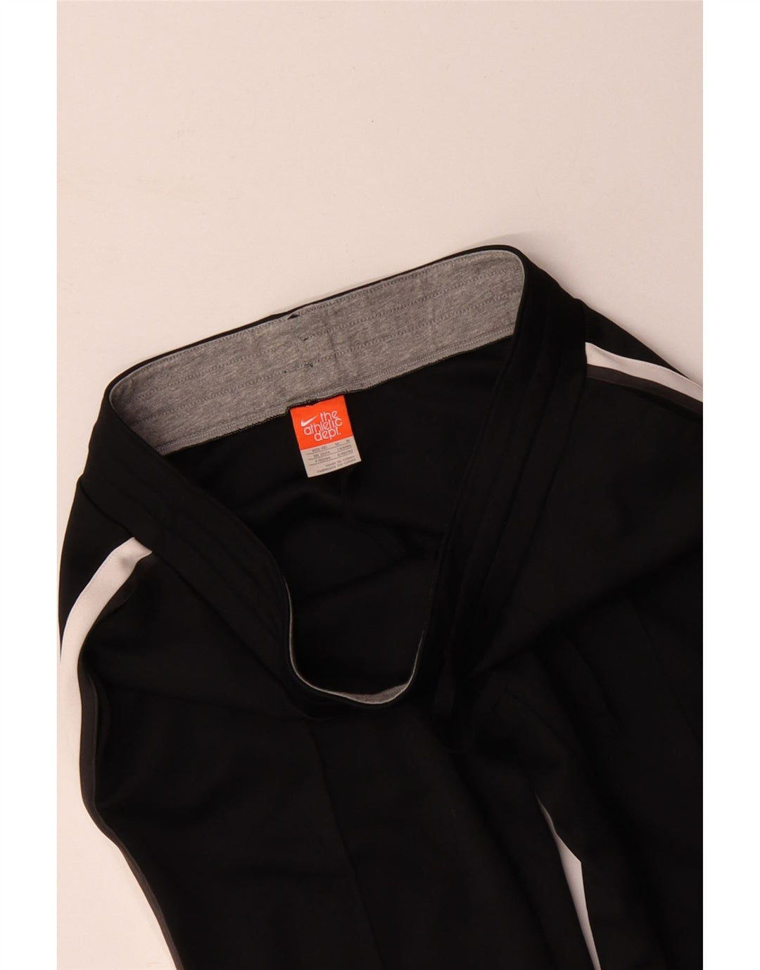 NIKE Damen-Trainingshose UK 12/14 Mittelschwarzes Polyester