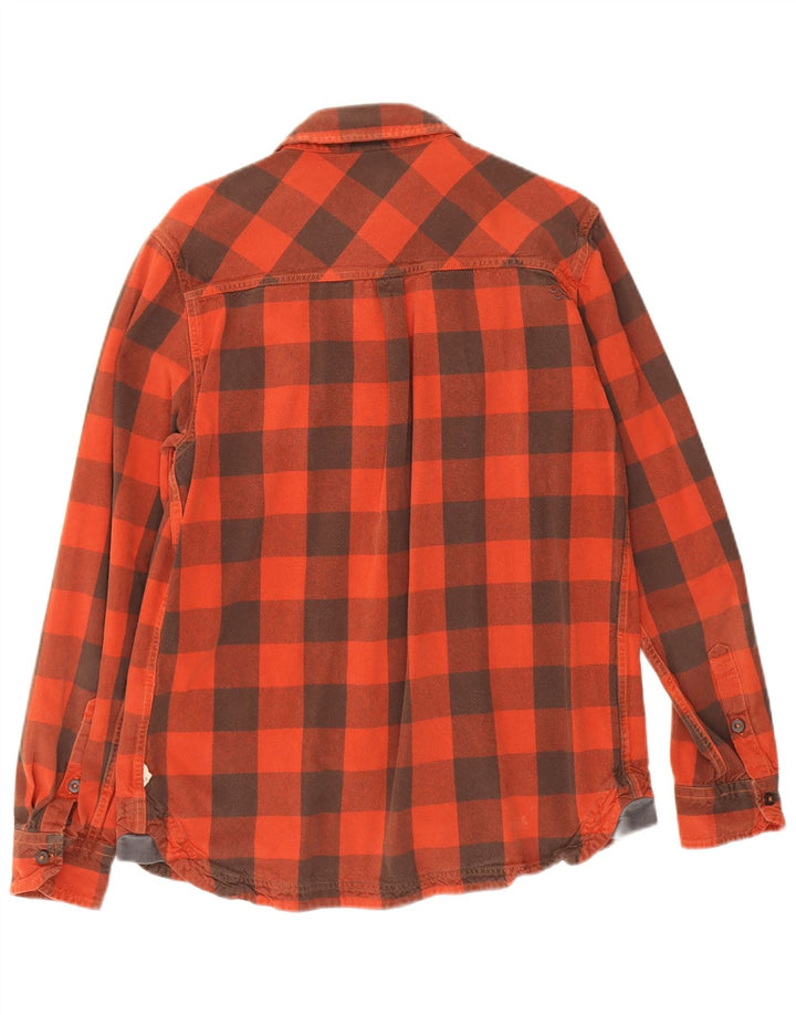 Rab Herren-Flanellhemd aus mittelroter Gingham-Baumwolle
