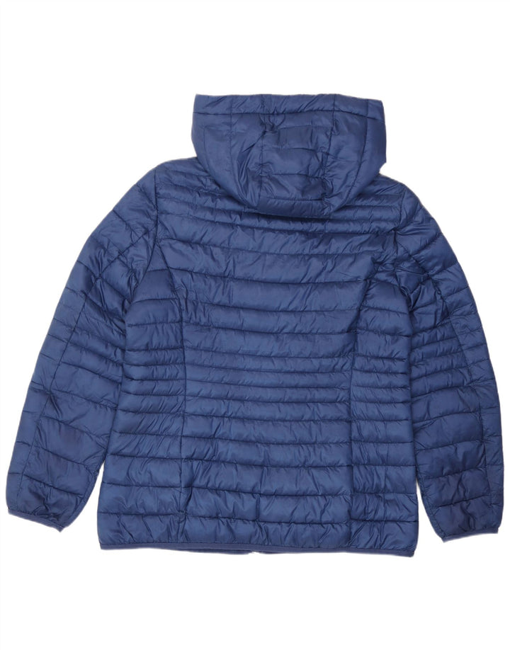 Esprit Damen-Jacke mit Kapuze, gepolstert, UK 18, XL, Blau, Polyester