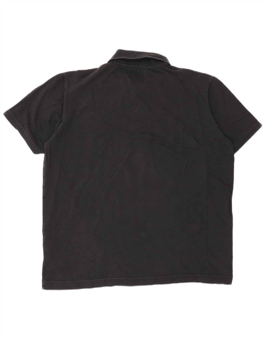 Woolrich Herren-Poloshirt, groß, aus schwarzer Baumwolle