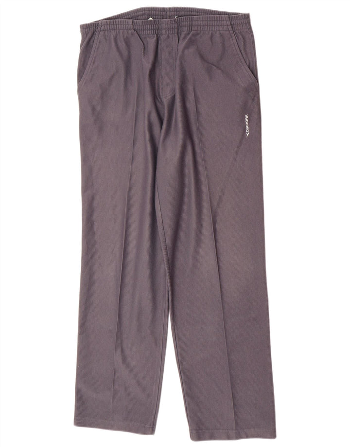 Diadora Herren-Trainingshose XL, grau, Polyester