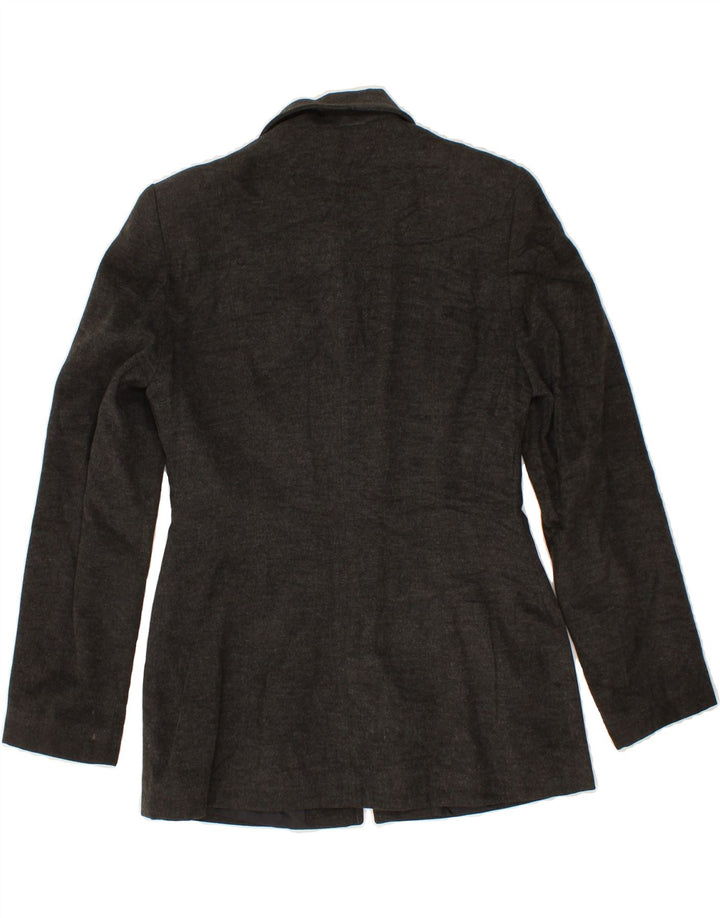 CONBIPEL Womens Full Zip Blazer Jacket IT 44 Medium Grey Viscose Vintage Conbipel and Second-Hand Conbipel from Messina Hembry 