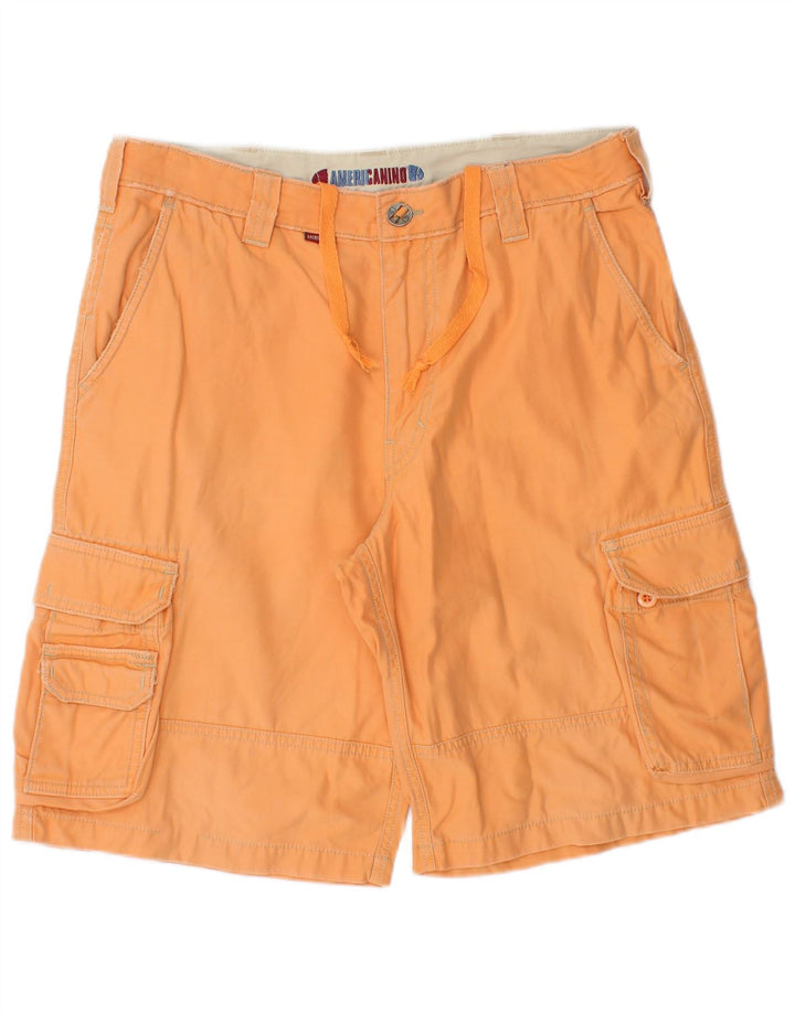 Americanino Herren Cargoshorts IT 48 Medium W32 Orange Baumwolle