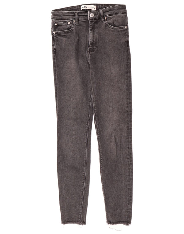Zara Damen Skinny Jeans EU 36 XS W26 L27 Grau