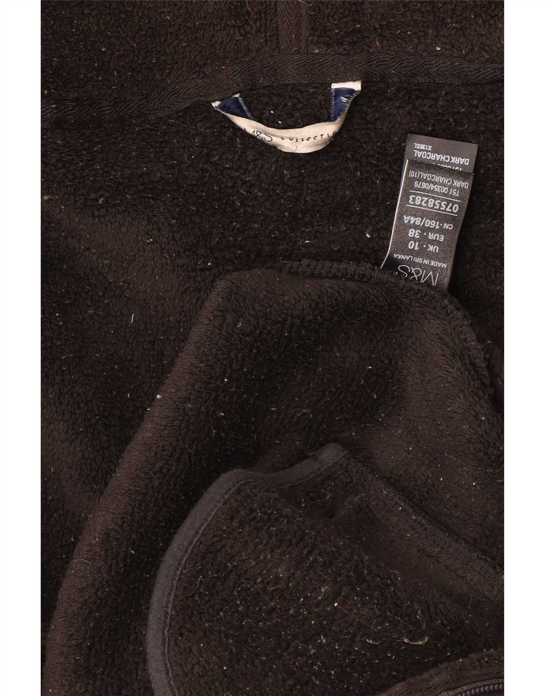 Marks & Spencer Damen-Trainingsanzug mit Kapuze, Jacke, Gr. 10, Größe S, Grau