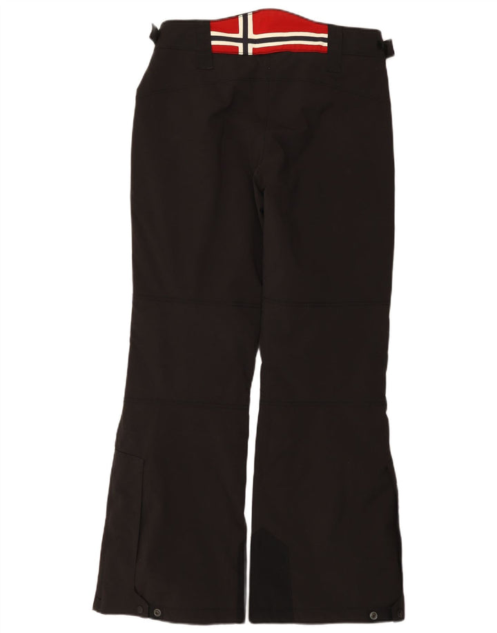 Napapijri Damen Skihose mit Grafik, UK 14, Größe L, Schwarz, Polyamid