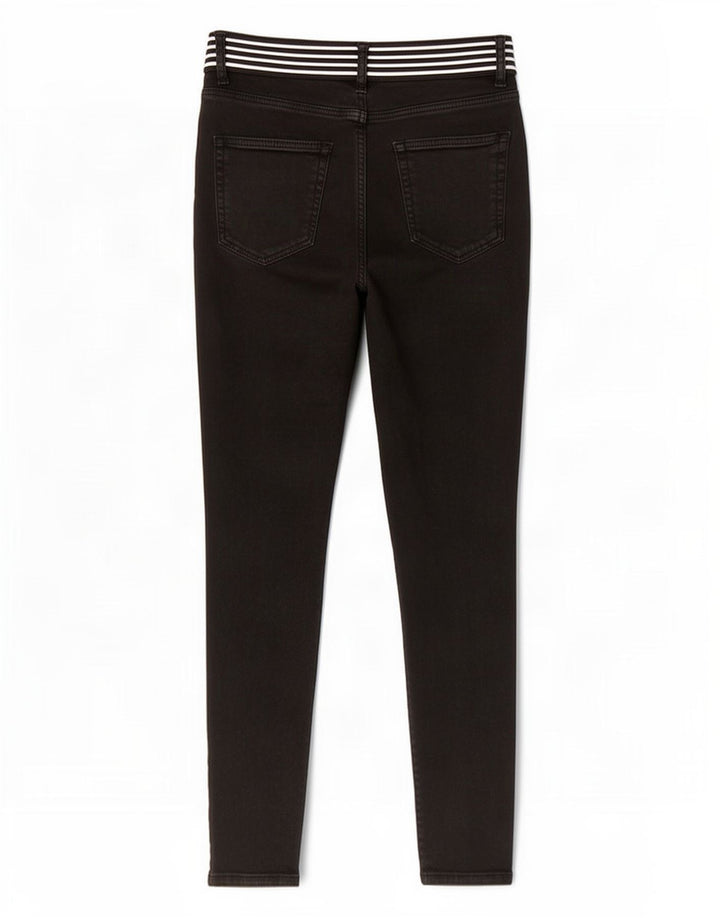 Zara Damen Slim Jeans EU 38 Small W28 L27 Schwarz