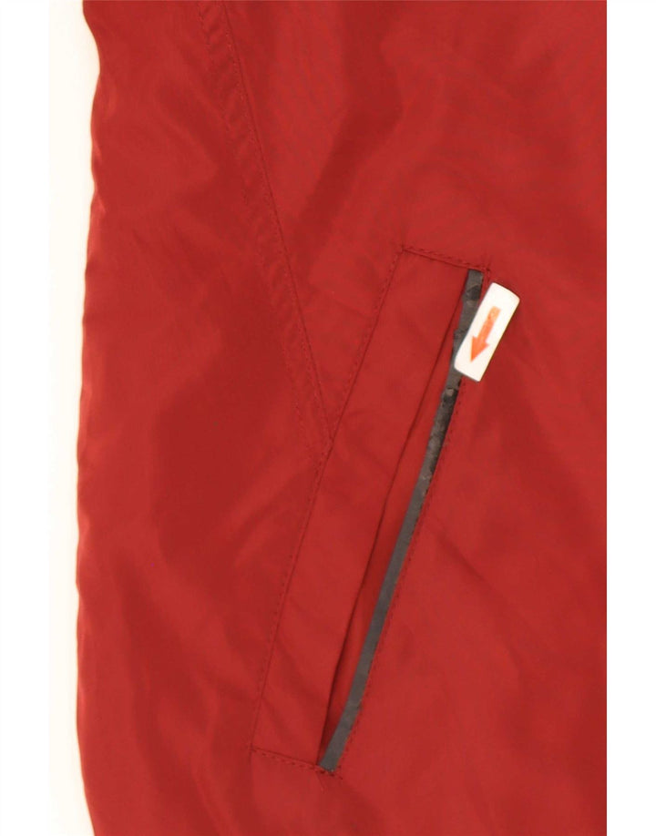 Zara Herren Bomberjacke UK 44 2XL Rot Colourblock Polyester