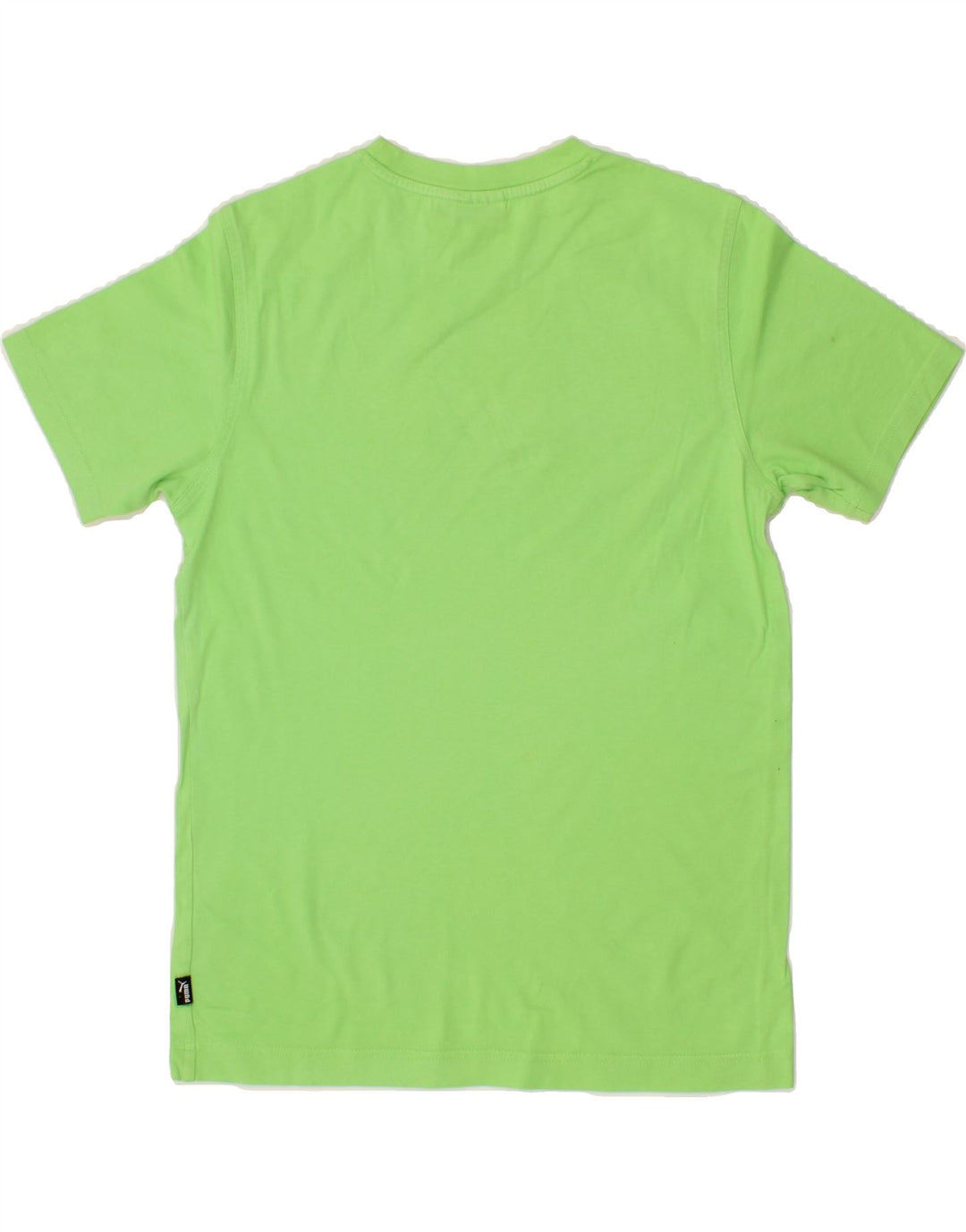 PUMA Mens Graphic T-Shirt Top Small Green Cotton Vintage Puma and Second-Hand Puma from Messina Hembry 