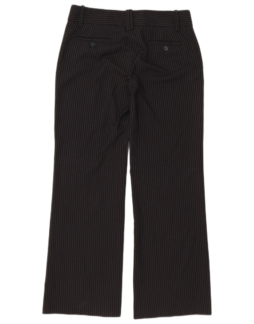 Zara Damen Bootcut-Anzughose EU 38 Small W28 L30 Schwarz gestreift
