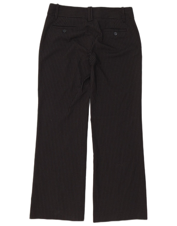 Zara Damen Bootcut-Anzughose EU 38 Small W28 L30 Schwarz gestreift