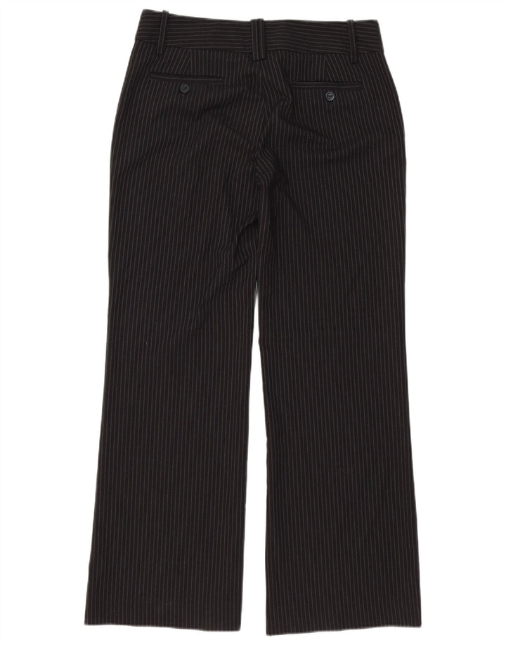 Zara Damen Bootcut-Anzughose EU 38 Small W28 L30 Schwarz gestreift