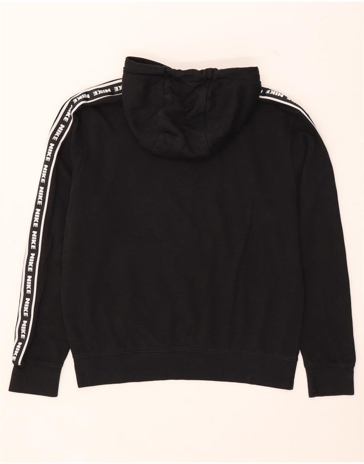 Nike Herren-Kapuzenpullover mit Grafik, mittelschwarz, Baumwolle