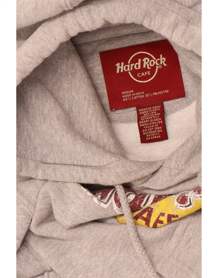 HARD ROCK CAFE Damen Kapuzenpullover Rome Graphic aus mittelgrauer Baumwolle