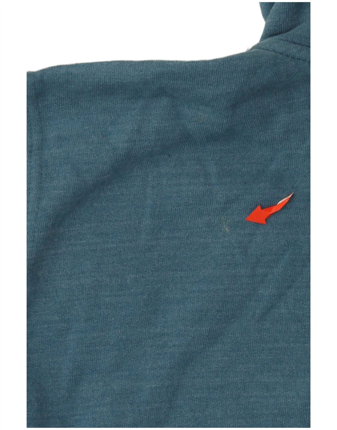 CREW CLOTHING Herren-Sweatshirt mit Reißverschluss am Hals, groß, aus blauer Baumwolle