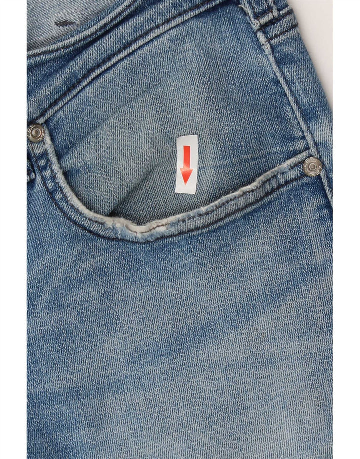 Lee Damen Luke Distressed Slim Jeans W36 L32 Blaue Baumwolle