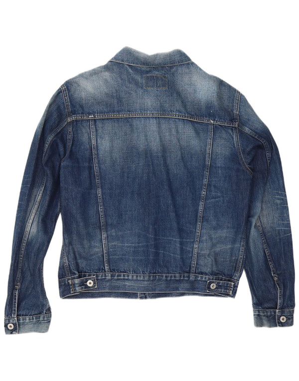 Energie Damen Jeansjacke UK 18 XL Blaue Baumwolle