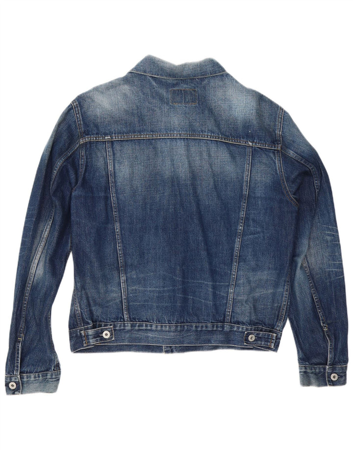 Energie Damen Jeansjacke UK 18 XL Blaue Baumwolle