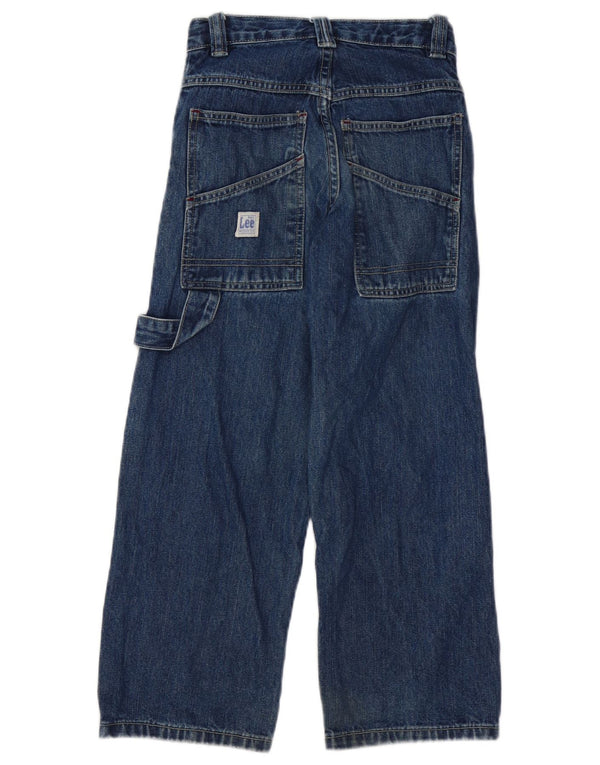 LEE Jungen-Jeans mit weitem Bein, 7–8 Jahre, W24, L23, Blau