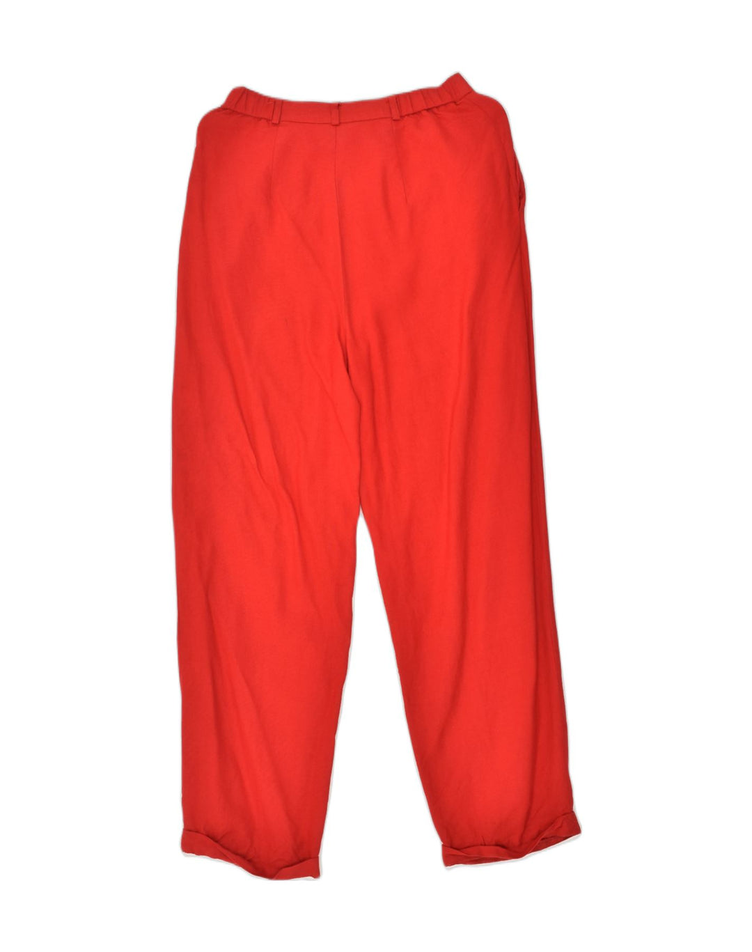 TALBOTS Womens Pegged Chino Trousers US 8 Medium W27 L30 Red Rayon | Vintage Talbots | Thrift | Second-Hand Talbots | Used Clothing | Messina Hembry 
