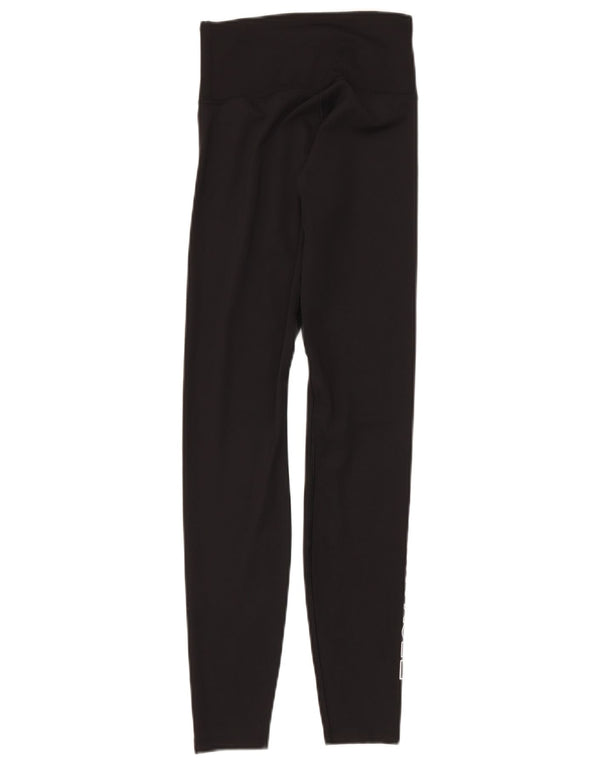 The North Face Womens Graphic Leggings UK 10 Small Black Polyester