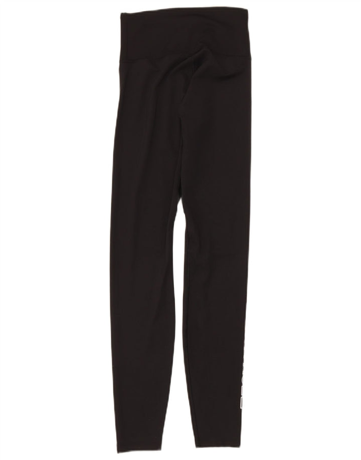 The North Face Womens Graphic Leggings UK 10 Small Schwarz Polyester