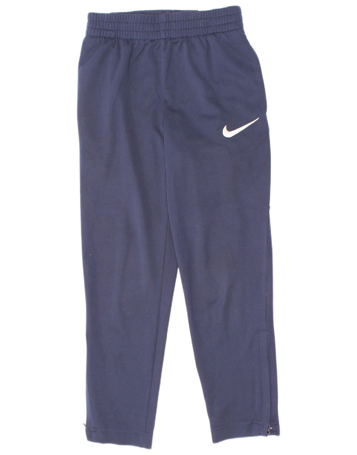 Nike Jungen-Trainingshose, 6–7 Jahre, groß, Marineblau, Farbblock
