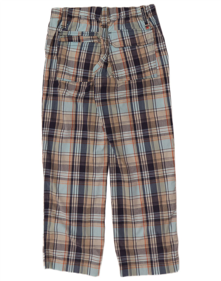 Think Pink Herren-Chinohose mit lockerer Passform, Größe M, W30, L29, mehrfarbig kariert