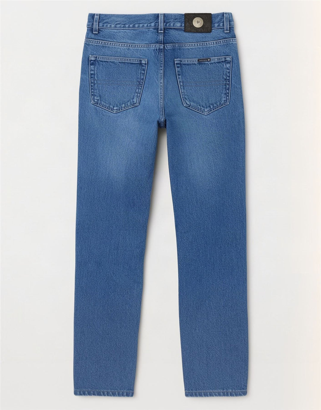 Trussardi Herren Tapered Jeans W33 L32 Blaue Baumwolle