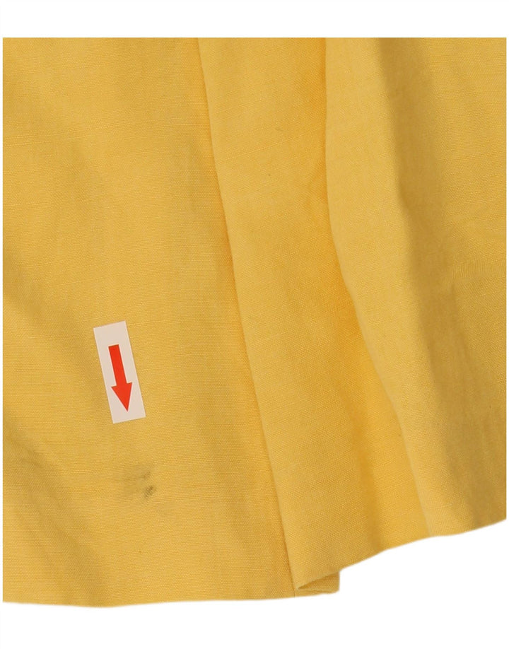 Roccobarocco Damen A-Linien-Kleid UK 10 Small Gelb