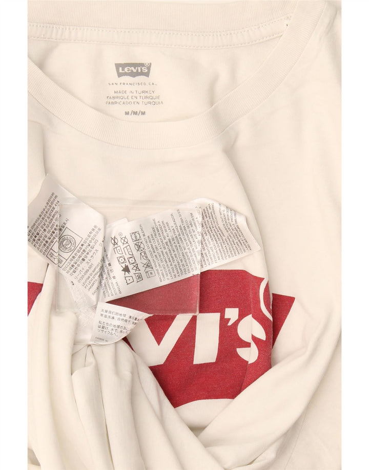 Levi's Herren-T-Shirt mit Grafik, mittelweiße Baumwolle