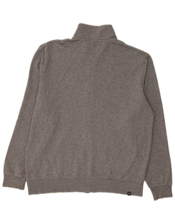 Puma Herren Graphic Trainingsanzug Top Jacke XL Grau Baumwolle