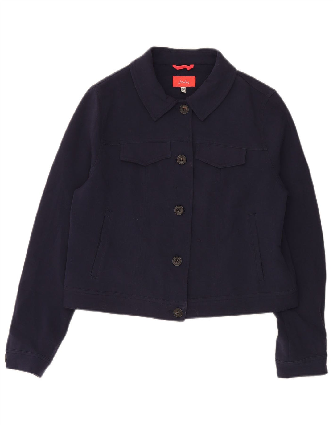 Joules Damen Crop Bomberjacke UK 14 Large Marineblau Polyester