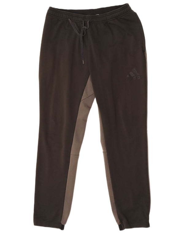 Adidas Damen Trainingshose Jogger UK 14 Medium Schwarz Colourblock