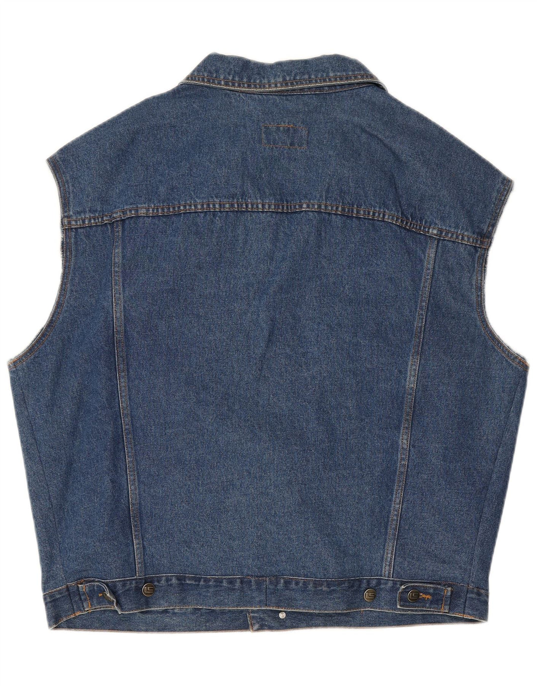Vintage Herren Jeansweste UK 46 3XL Blau