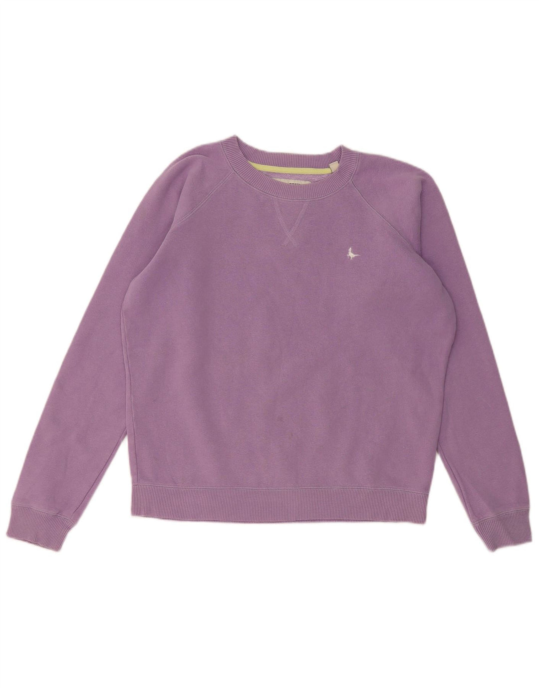 JACK WILLS Damen Crop Oversized Sweatshirt Pullover UK 8 Small Lila