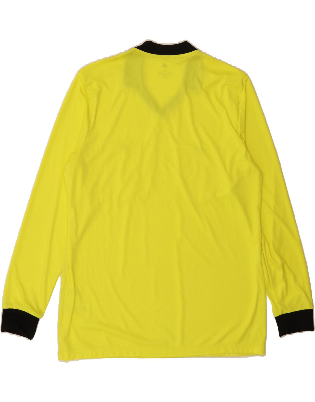 ADIDAS Mens Climalite Top Long Sleeve XL Yellow Polyester Vintage Adidas and Second-Hand Adidas from Messina Hembry 